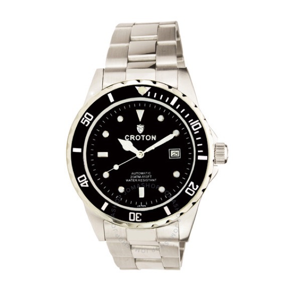 Croton Other - Croton Silver and Black Men's Watch